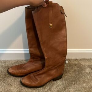 Sam Edelman brown leather riding boots - size 7